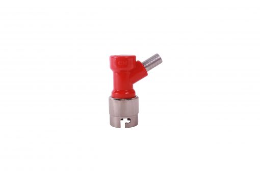 short C.C. (pin lock) 3/8 barb, gas