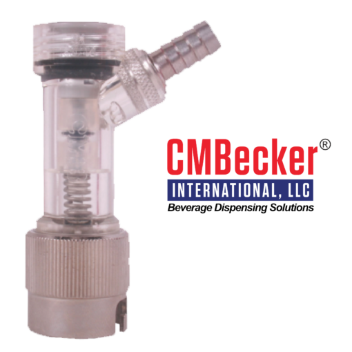 long CC (pin lock) check valve, .265 barb gas